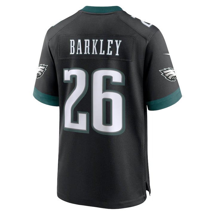 Men's Nike Saquon Barkley Black Philadelphia Eagles Alternate Game Jersey