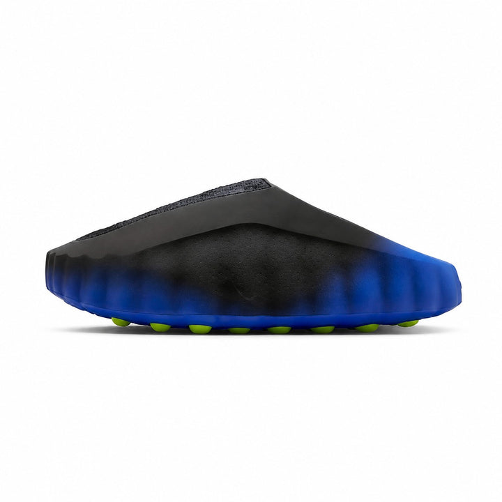 Nike Mind 001 Flyknit Slide Hyper Royal Black side profile