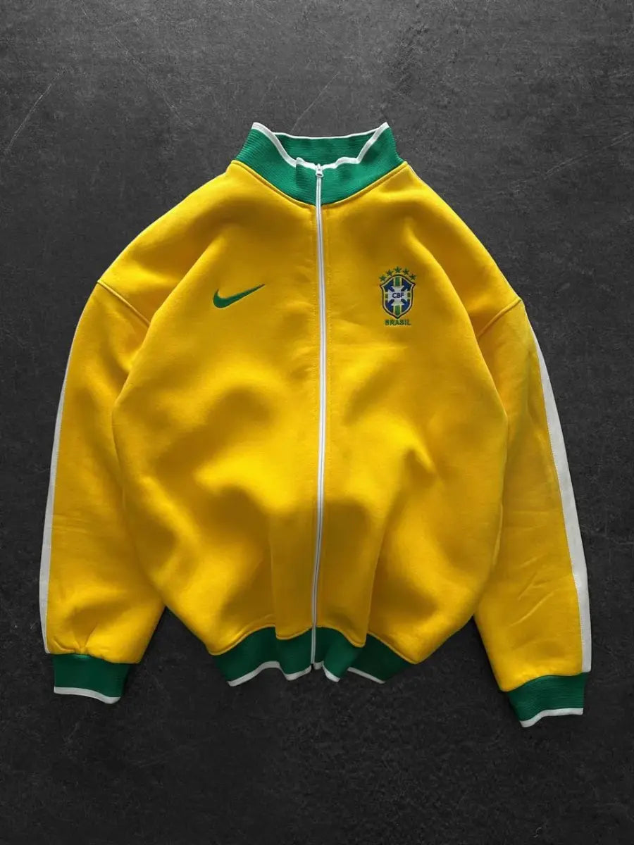 Brazil Oversized Fleece Jacket – Padded Winter Design