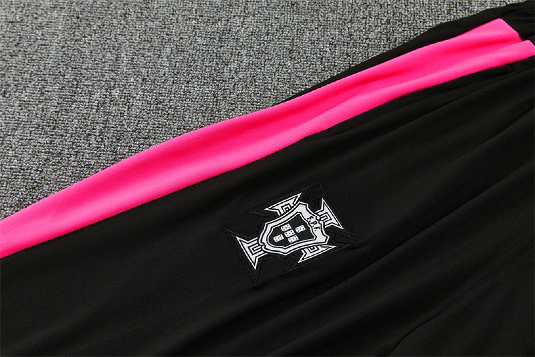 Portugal Elite Black Pink Training Tracksuit 2026