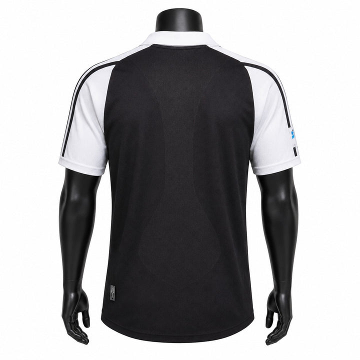 RM Away Classic 2001 back with white raglan sleeves