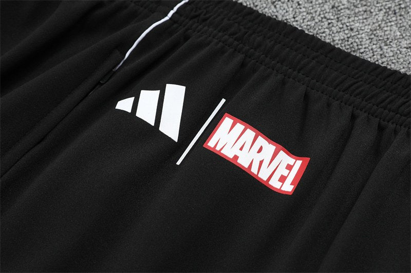 RM Marvel training tracksuit adidas Marvel branding