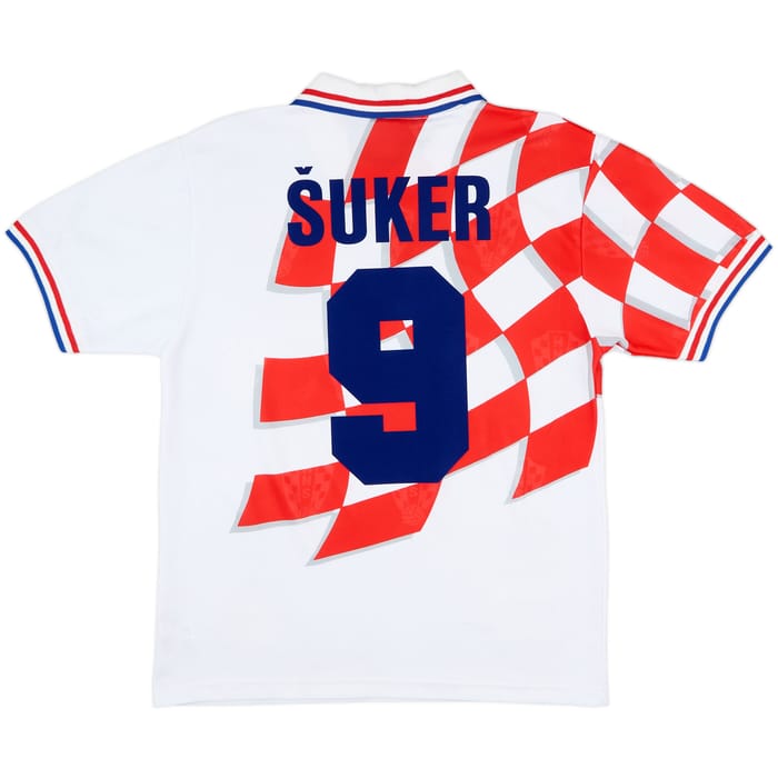 Croatia Home Classic 1998 ŠUKER #9 Jersey