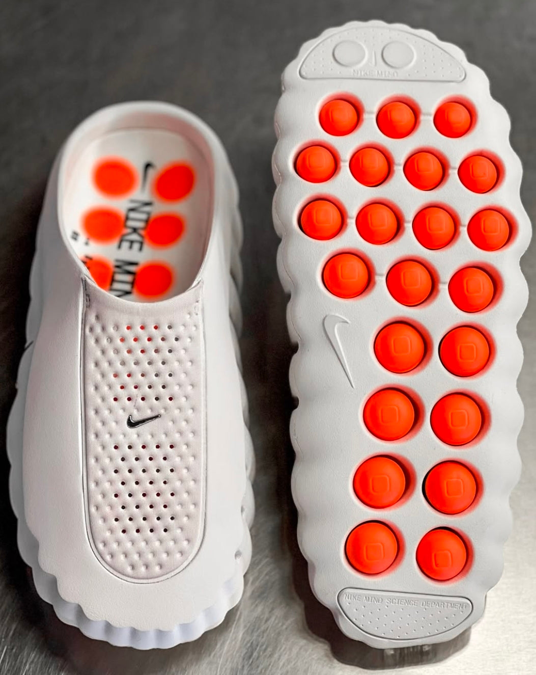 Nike Mind 001 Recovery Slides white