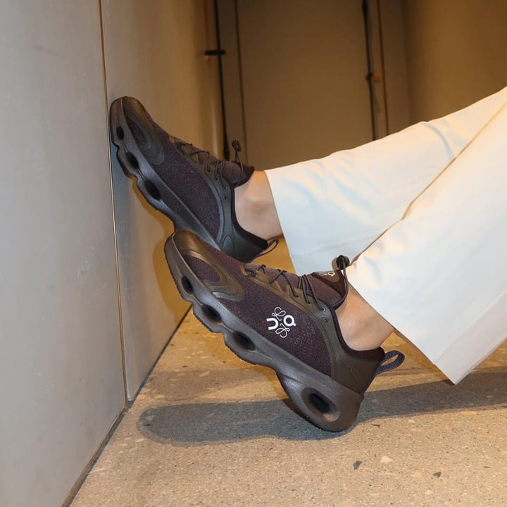 LOEWE x On Brown Cloudsolo Sneakers