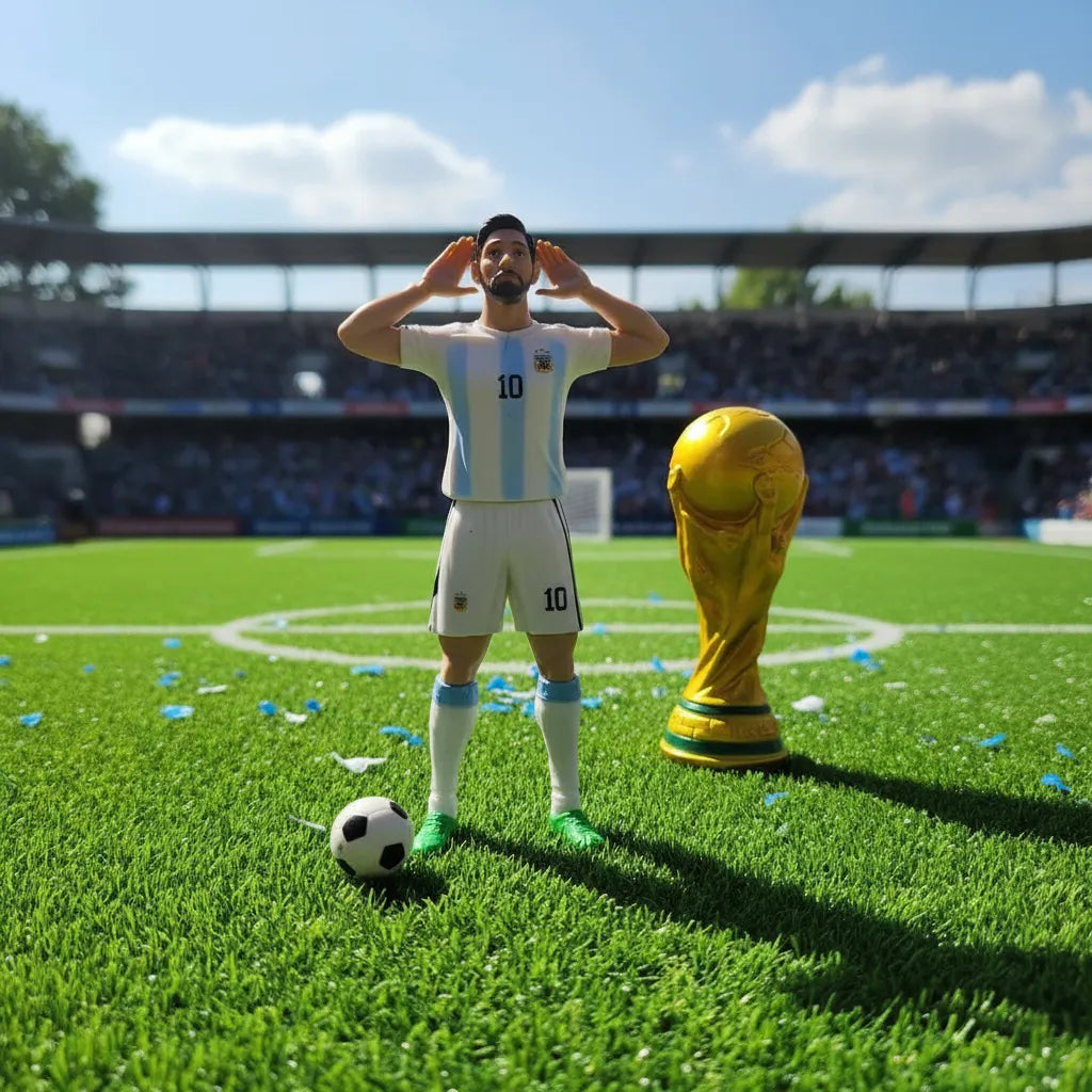 FIFA 2026 Football Player Action Figure with World Cup Trophy – Collectible Toy