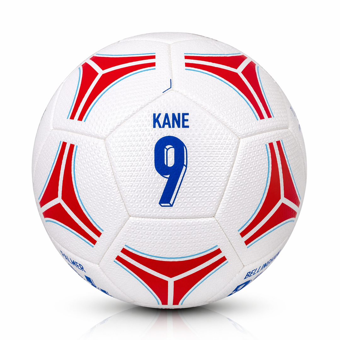 England Custom Player Signature Football – Multi-Design Soccer Ball (Names & Autographs Edition)