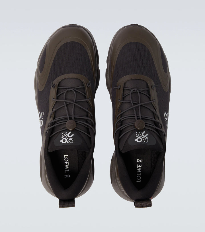 LOEWE x On Brown Cloudsolo Sneakers