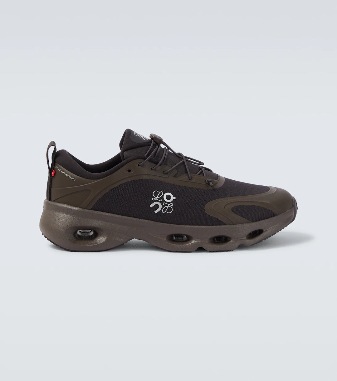 LOEWE x On Brown Cloudsolo Sneakers