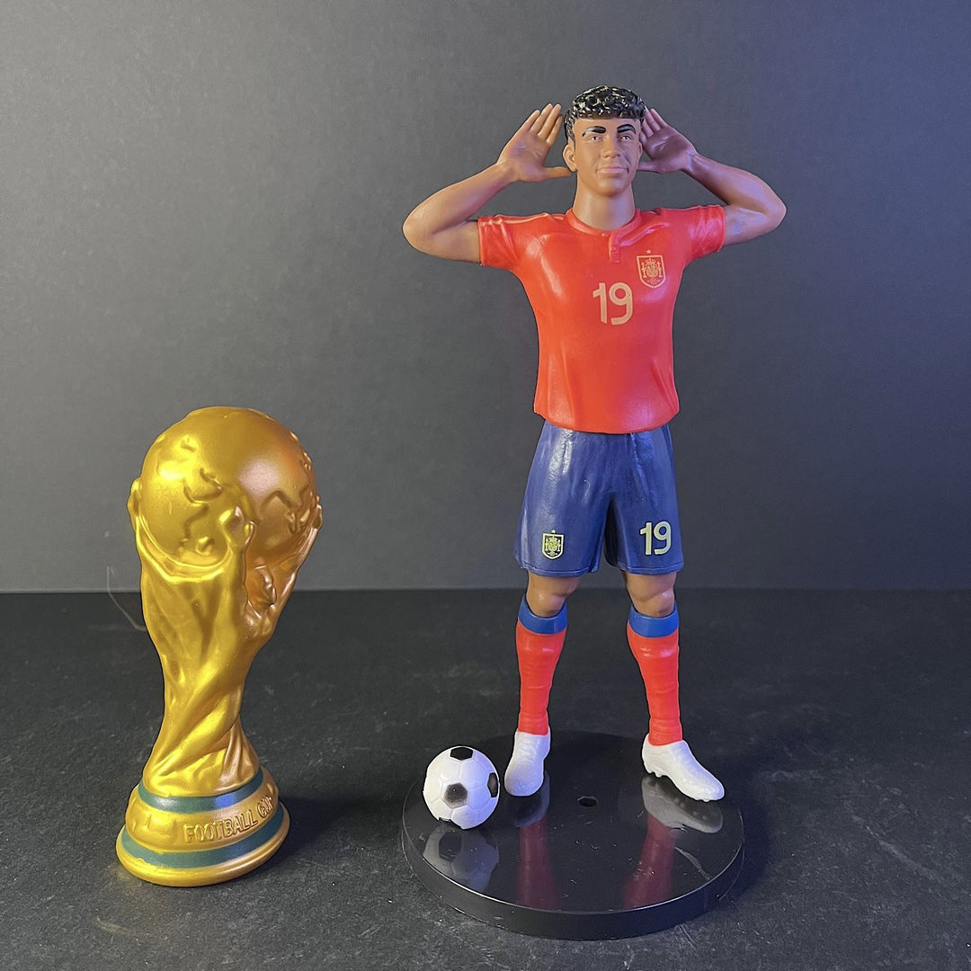 FIFA 2026 Football Player Action Figure with World Cup Trophy – Collectible Toy