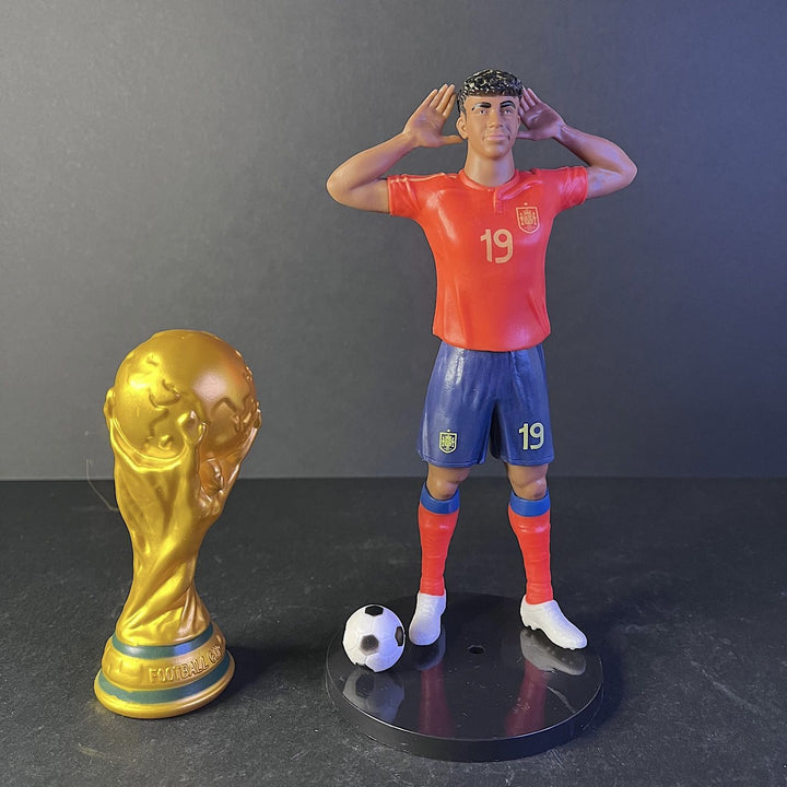 FIFA 2026 Football Player Action Figure with World Cup Trophy – Collectible Toy