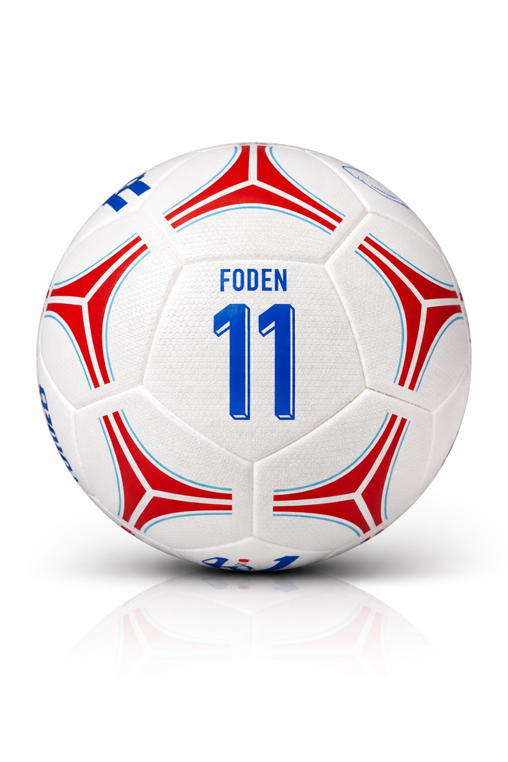 England Custom Player Signature Football – Multi-Design Soccer Ball (Names & Autographs Edition)