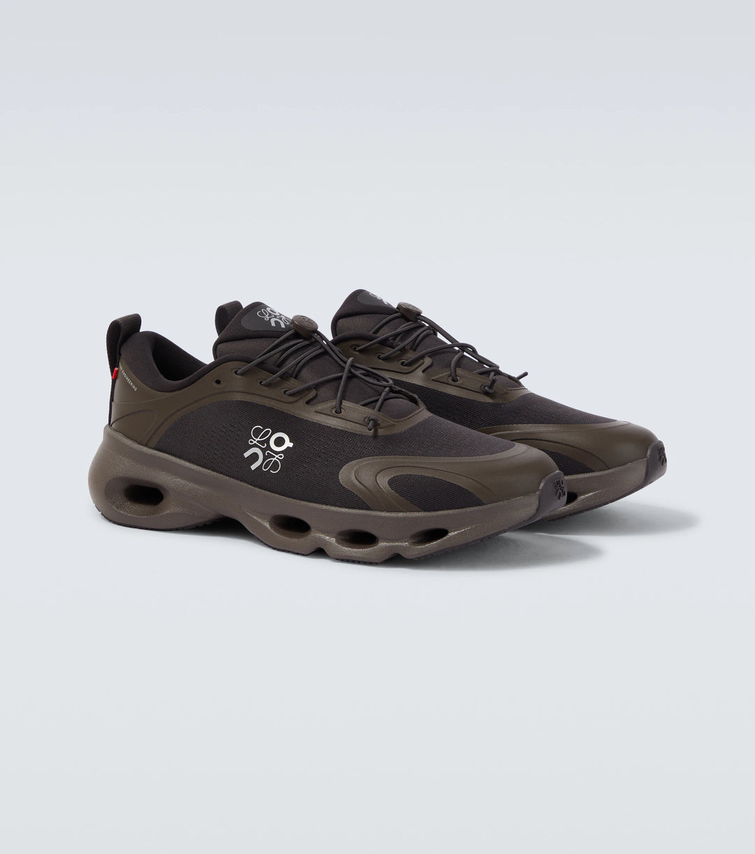 LOEWE x On Brown Cloudsolo Sneakers
