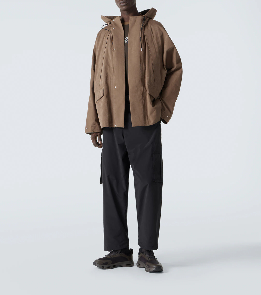 LOEWE x On Brown Cloudsolo Sneakers