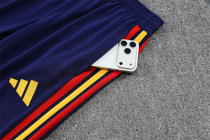 Spain Blue Training Tracksuit 2027 - zip pocket