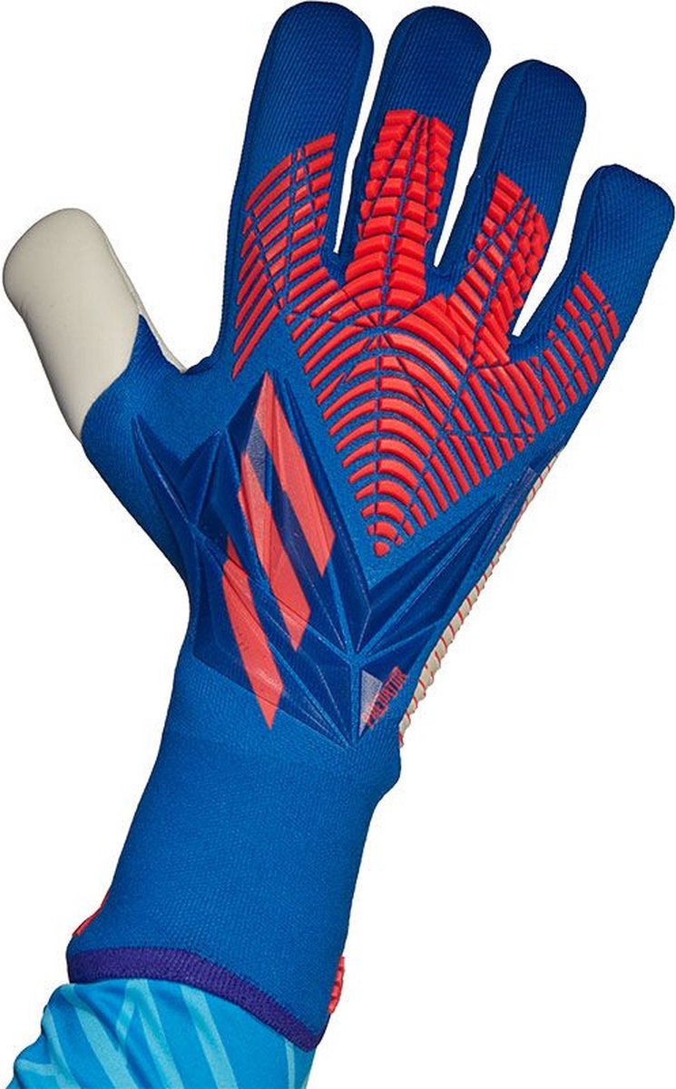 Predator Elite Goalkeeper Gloves – Blue/Red Control Edition