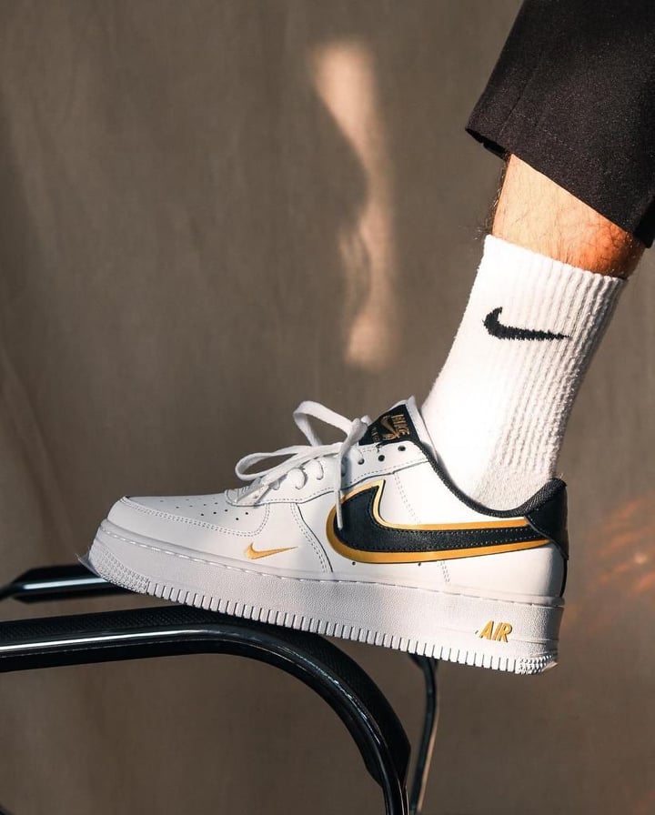 Nike Air Force 1 Low White Metallic Gold